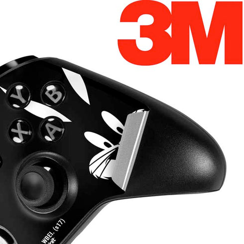 Looney Tunes Bugs Bunny Plain Black and White Xbox One Elite Controller Skin