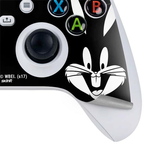 Looney Tunes Bugs Bunny Plain Black and White Xbox Series S Bundle Skin