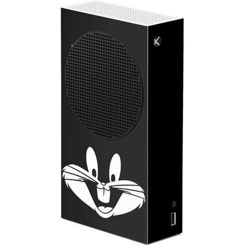 Looney Tunes Bugs Bunny Plain Black and White Xbox Series S Console Skin