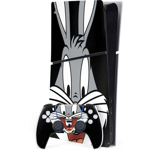 Looney Tunes Bugs Bunny PS5 Slim Digital Edition Console Skin