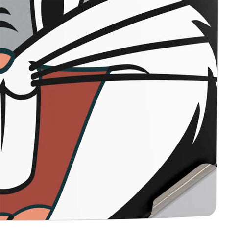 Looney Tunes Bugs Bunny PS5 Slim Digital Edition Console Skin