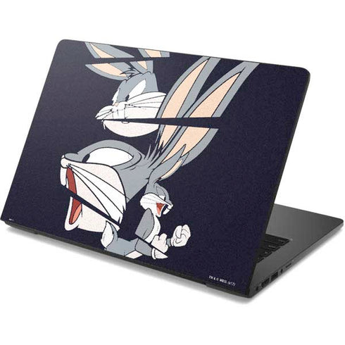 Looney Tunes Bugs Bunny Sliced Dell Chromebook Skin
