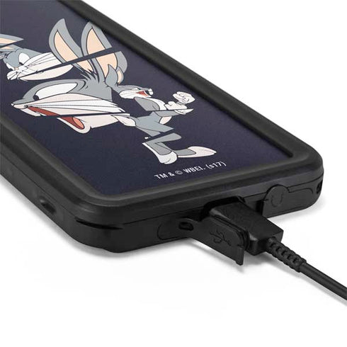 Looney Tunes Bugs Bunny Sliced Galaxy S20 Plus Waterproof Case