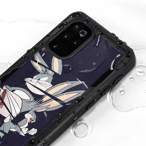 Looney Tunes Bugs Bunny Sliced Galaxy S20 Plus Waterproof Case