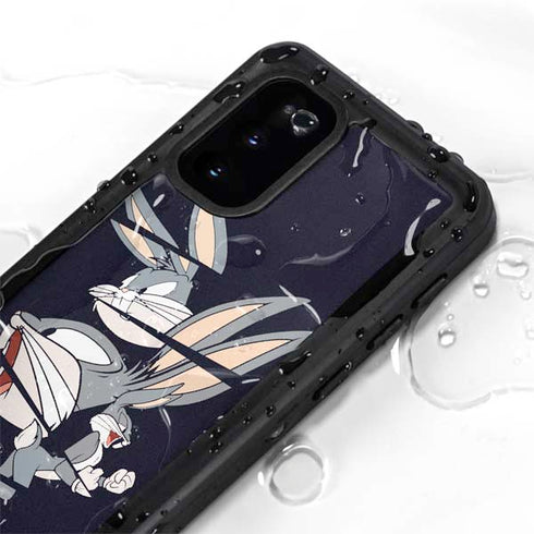 Looney Tunes Bugs Bunny Sliced Galaxy S20 Waterproof Case