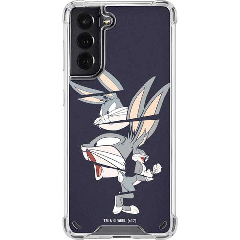 Looney Tunes Bugs Bunny Sliced Galaxy S21 5G Clear Case