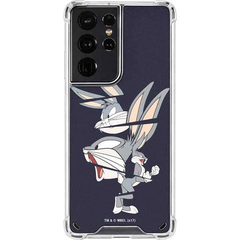 Looney Tunes Bugs Bunny Sliced Galaxy S21 Ultra 5G Clear Case