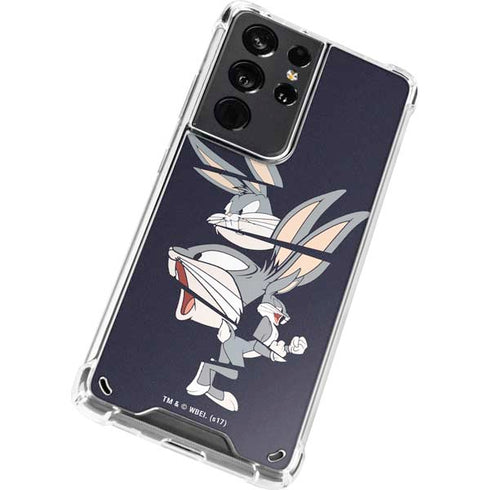 Looney Tunes Bugs Bunny Sliced Galaxy S21 Ultra 5G Clear Case