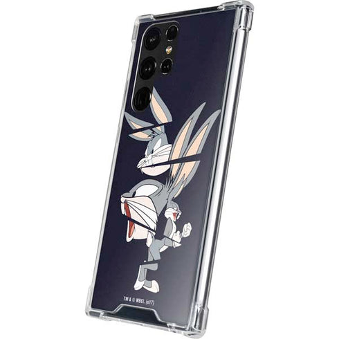 Looney Tunes Bugs Bunny Sliced Galaxy S22 Ultra Clear Case
