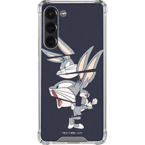 Looney Tunes Bugs Bunny Sliced Galaxy S23 Plus Clear Case