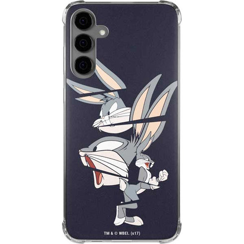 Looney Tunes Bugs Bunny Sliced Galaxy S24 Plus Clear Case