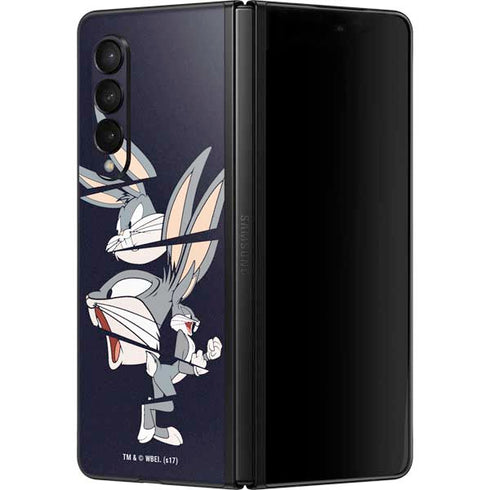 Looney Tunes Bugs Bunny Sliced Galaxy Z Fold3 5G Skin