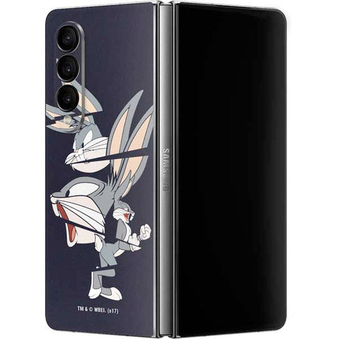 Looney Tunes Bugs Bunny Sliced Galaxy Z Fold4 5G Skin