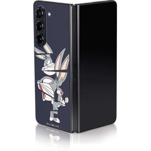 Looney Tunes Bugs Bunny Sliced Galaxy Z Fold5 5G Skin