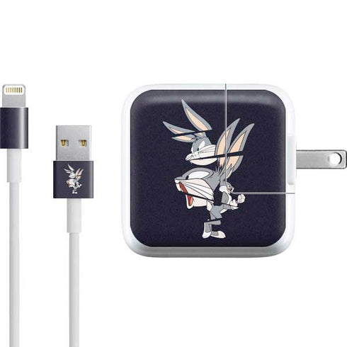 Looney Tunes Bugs Bunny Sliced iPad Charger (10W USB) Skin