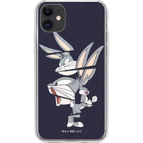 Looney Tunes Bugs Bunny Sliced iPhone 11 Clear Case