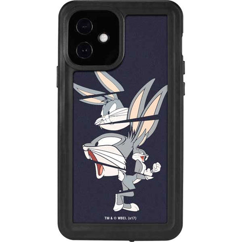 Looney Tunes Bugs Bunny Sliced iPhone 12 Waterproof Case