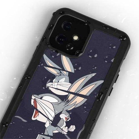 Looney Tunes Bugs Bunny Sliced iPhone 12 Waterproof Case