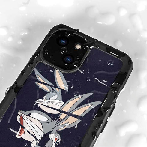 Looney Tunes Bugs Bunny Sliced iPhone 13 Mini Waterproof Case