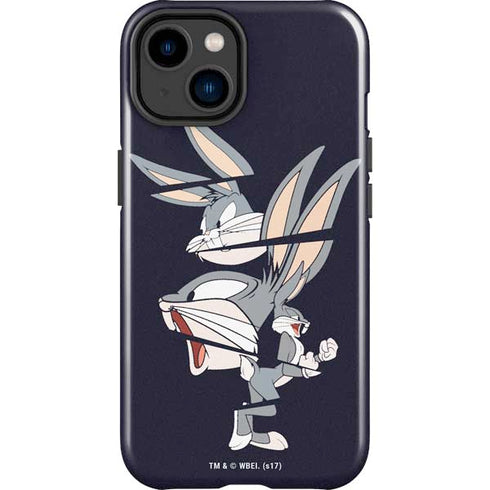 Looney Tunes Bugs Bunny Sliced iPhone 15 Plus Impact Case