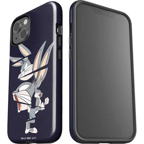 Looney Tunes Bugs Bunny Sliced iPhone 15 Plus Impact Case