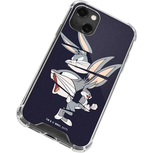 Looney Tunes Bugs Bunny Sliced iPhone 14 Plus Clear Case