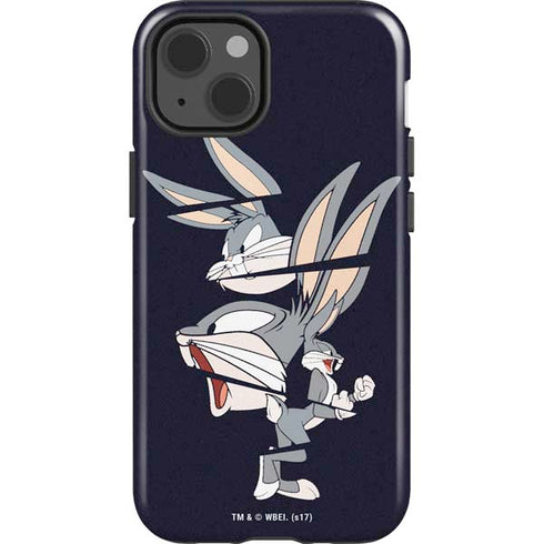Looney Tunes Bugs Bunny Sliced iPhone 15 Impact Case
