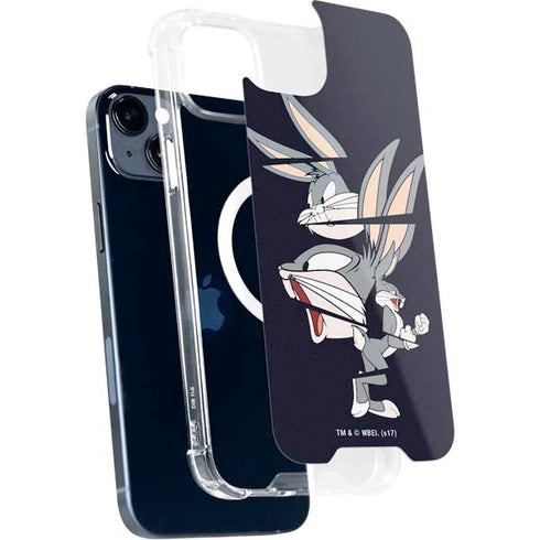 Looney Tunes Bugs Bunny Sliced iPhone 14 Plus MagSafe Case