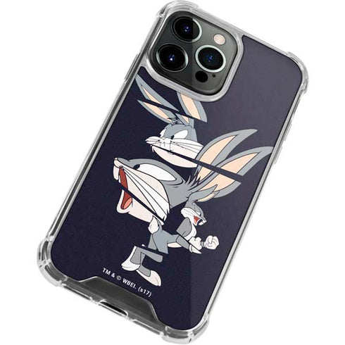 Looney Tunes Bugs Bunny Sliced iPhone 15 Pro Clear Case