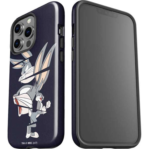 Looney Tunes Bugs Bunny Sliced iPhone 14 Pro Impact Case