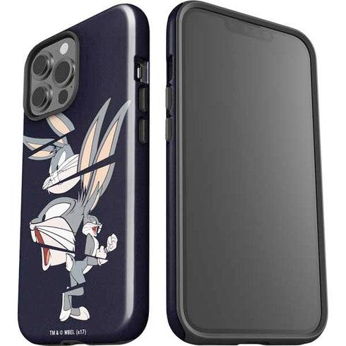 Looney Tunes Bugs Bunny Sliced iPhone 15 Pro Max Impact Case