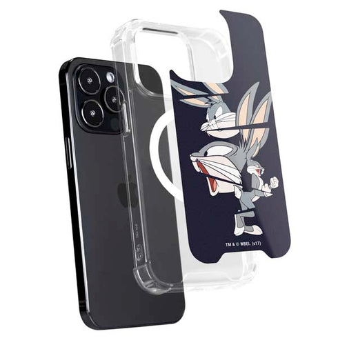 Looney Tunes Bugs Bunny Sliced iPhone 15 Pro Max MagSafe Case