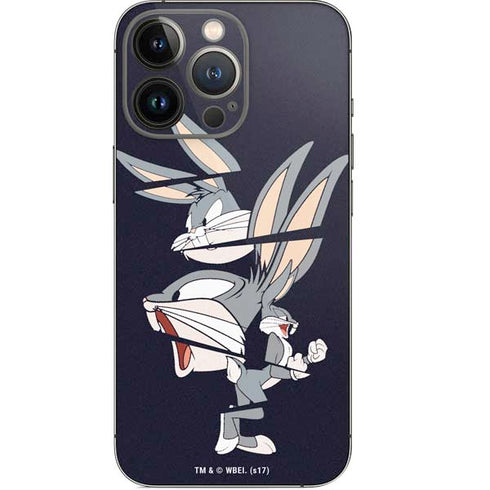Looney Tunes Bugs Bunny Sliced iPhone 14 Pro Skin