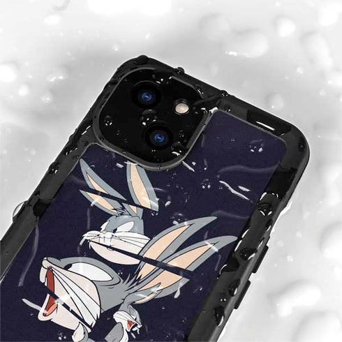 Looney Tunes Bugs Bunny Sliced iPhone 15 Waterproof Case