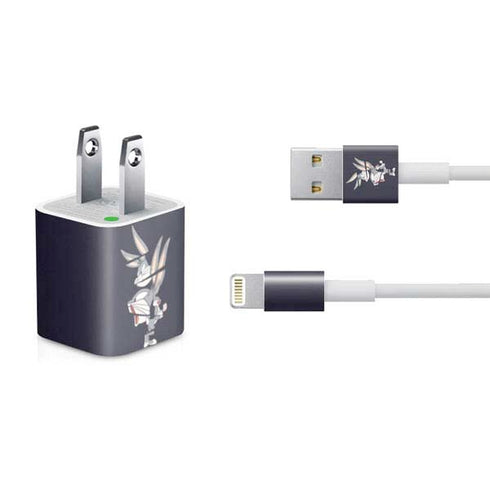 Looney Tunes Bugs Bunny Sliced iPhone Charger (5W USB) Skin