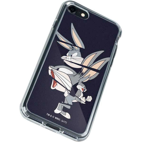 Looney Tunes Bugs Bunny Sliced iPhone SE (2nd & 3rd Gen) Clear Case