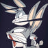 Looney Tunes Bugs Bunny Sliced iPhone X Pro Case