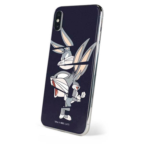 Looney Tunes Bugs Bunny Sliced iPhone X Skin