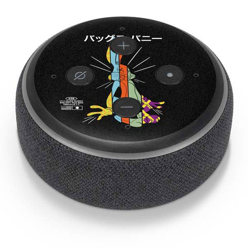 Looney Tunes Bugs Bunny Sliced Juxtapose Amazon Echo Dot Skin
