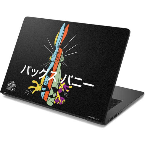 Looney Tunes Bugs Bunny Sliced Juxtapose Dell Chromebook Skin