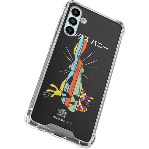 Looney Tunes Bugs Bunny Sliced Juxtapose Galaxy A13 5G Clear Case