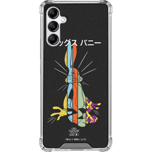 Looney Tunes Bugs Bunny Sliced Juxtapose Galaxy A14 5G Clear Case