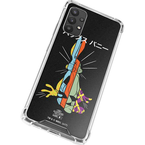 Looney Tunes Bugs Bunny Sliced Juxtapose Galaxy A32 5G Clear Case