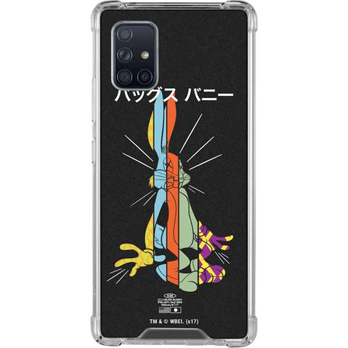 Looney Tunes Bugs Bunny Sliced Juxtapose Galaxy A71 5G Clear Case