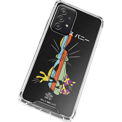 Looney Tunes Bugs Bunny Sliced Juxtapose Galaxy A72 5G Clear Case
