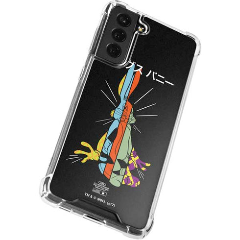 Looney Tunes Bugs Bunny Sliced Juxtapose Galaxy S21 FE Clear Case