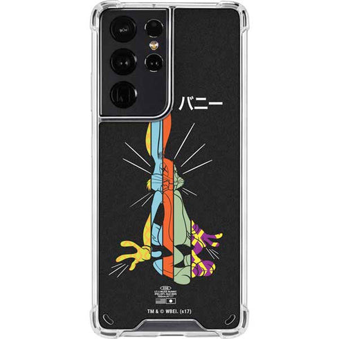Looney Tunes Bugs Bunny Sliced Juxtapose Galaxy S21 Ultra 5G Clear Case