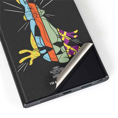 Looney Tunes Bugs Bunny Sliced Juxtapose Galaxy S22 Ultra Skin