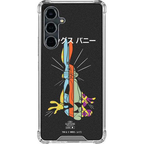 Looney Tunes Bugs Bunny Sliced Juxtapose Galaxy S23 FE Clear Case
