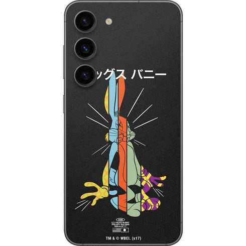 Looney Tunes Bugs Bunny Sliced Juxtapose Galaxy S23 Skin